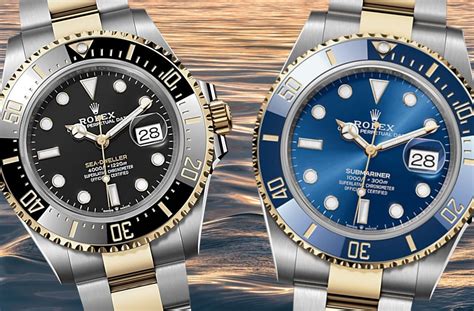 rolex submariner vs sea dweller price|what does a new rolex submariner cost.